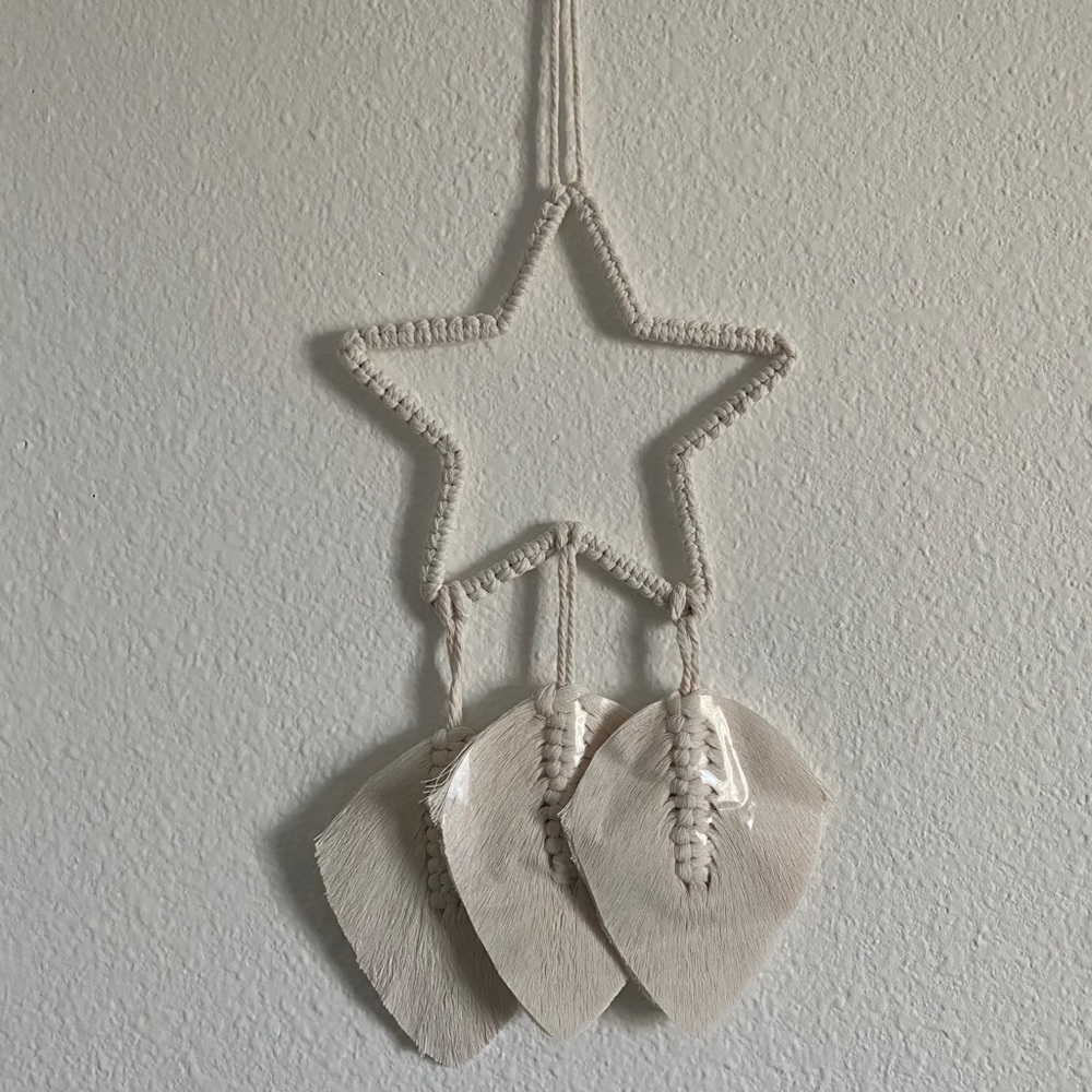 One Star Tassel Wall Decor